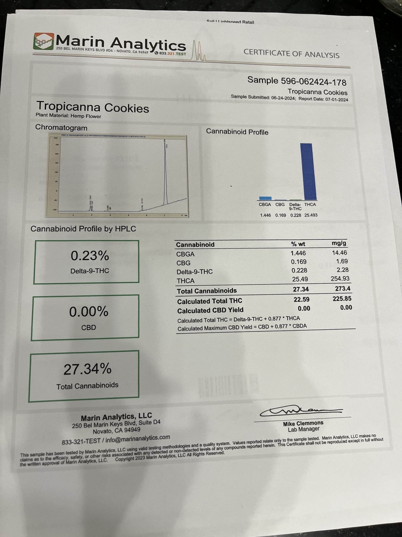 Tropical Cookies - Kiefs Dispensary